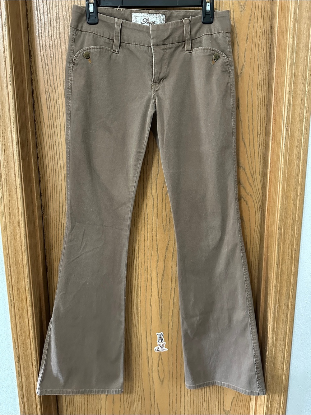 Plugg Women's Brown Flared Jeans